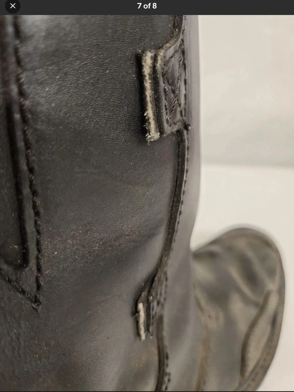 Distressed Classic Harley-Davidson Men's Black Boots Size 11.5